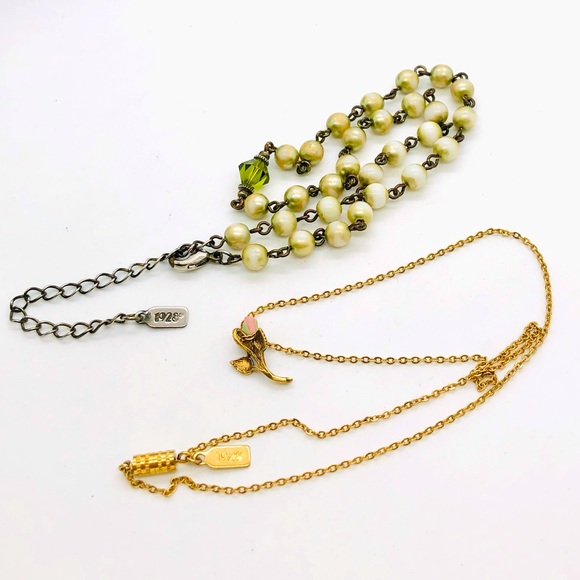 Vintage 1928 Necklace Lot of 2 🌹 - Picture 9 of 10